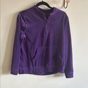 Plush Quarter-Zip Pullover - Rich Purple